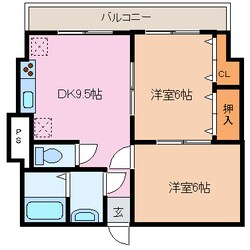 08中央ハイツの物件間取画像